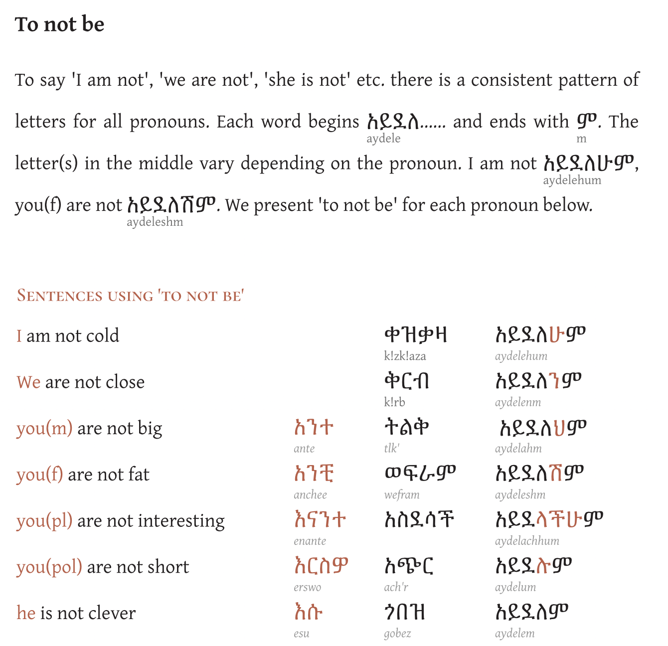 Grammar made clear